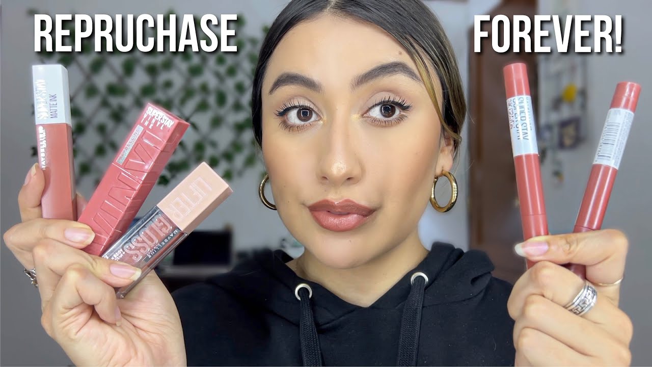 ЕДИНСТВЕННЫЕ ПОМАДЫ MAYBELLINE, КОТОРЫЕ Я БУДУ КУПИТЬ ВСЕГДА 💄 | Лучшие помады из аптеки 👄