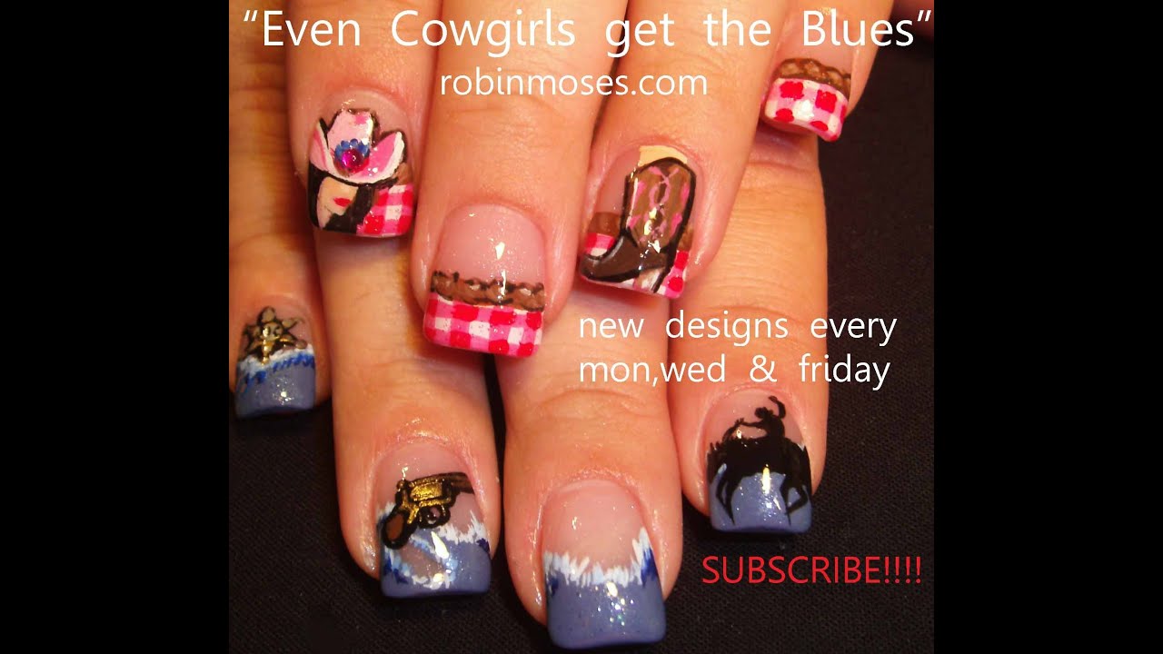 Country and Western Nail Art