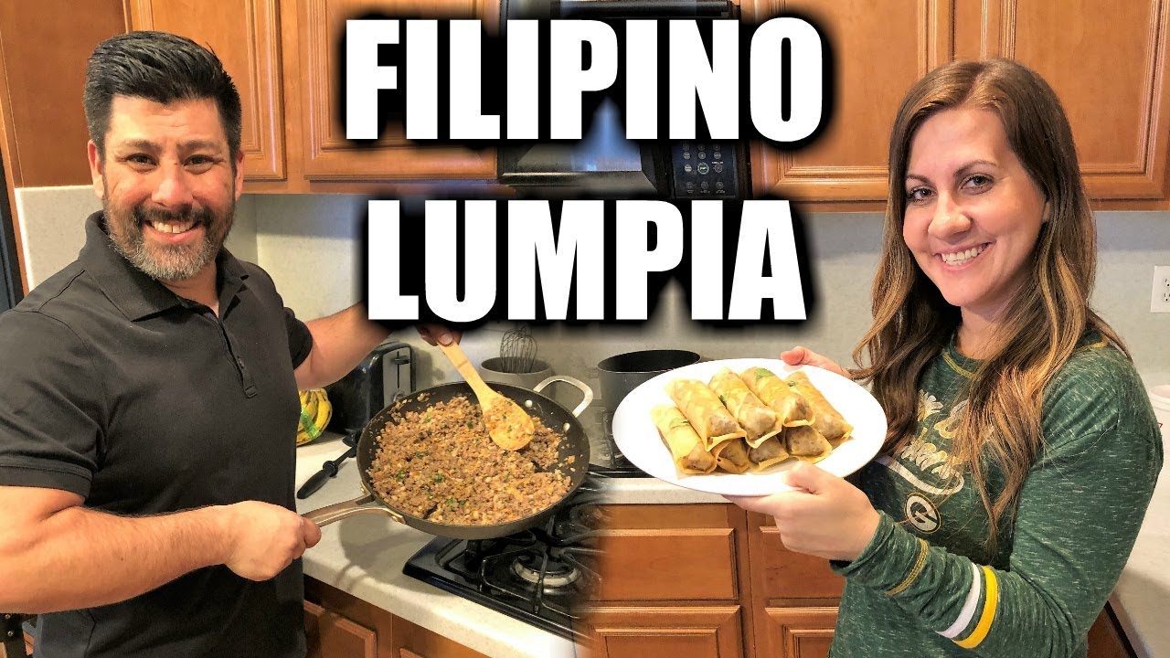 DEEP FRIED FILIPINO LUMPIA RECIPE | Making Traditional Homemade Lumpia Rolls | COOK WITH ME