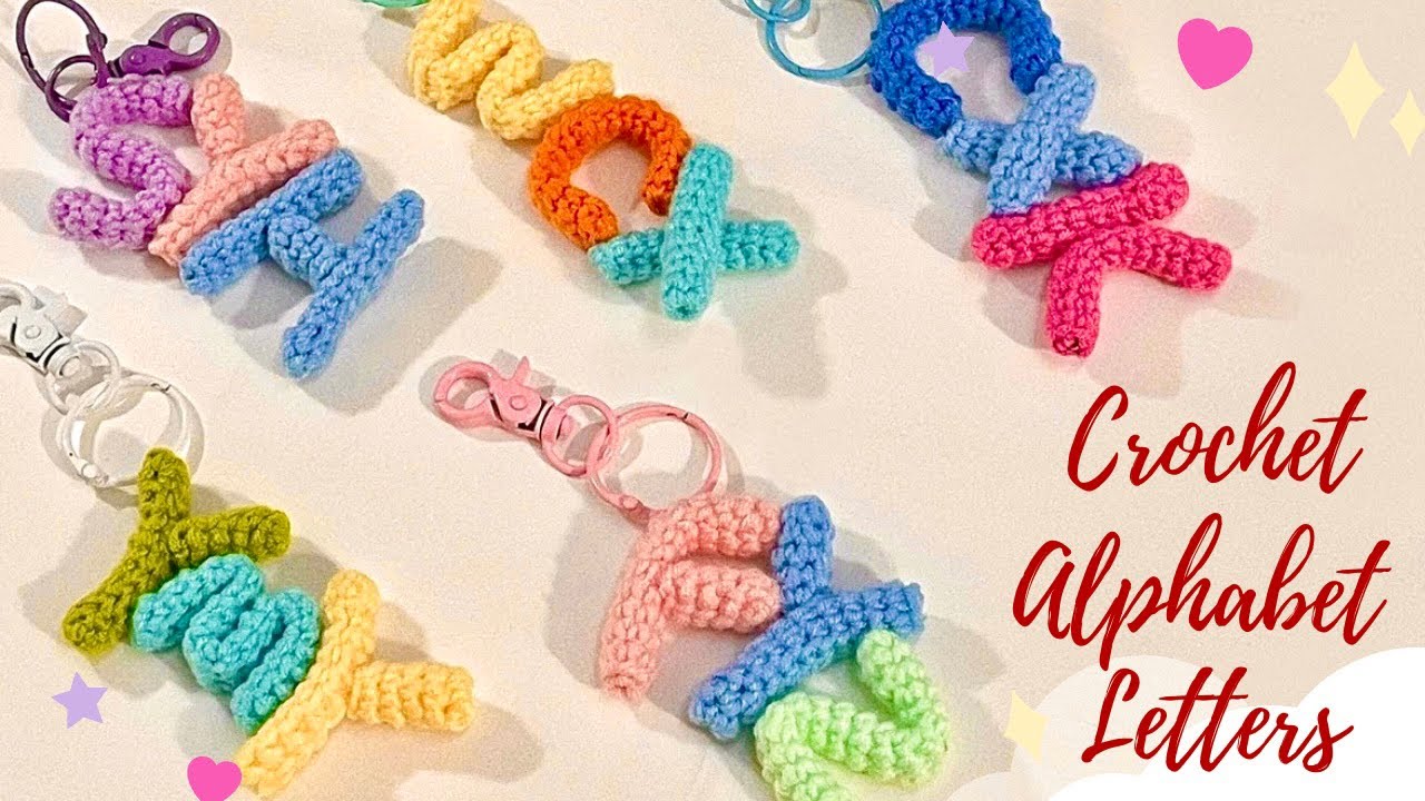 Crochet Alphabet Letters | Móc Bảng Chữ Cái | Xuxu Crochet