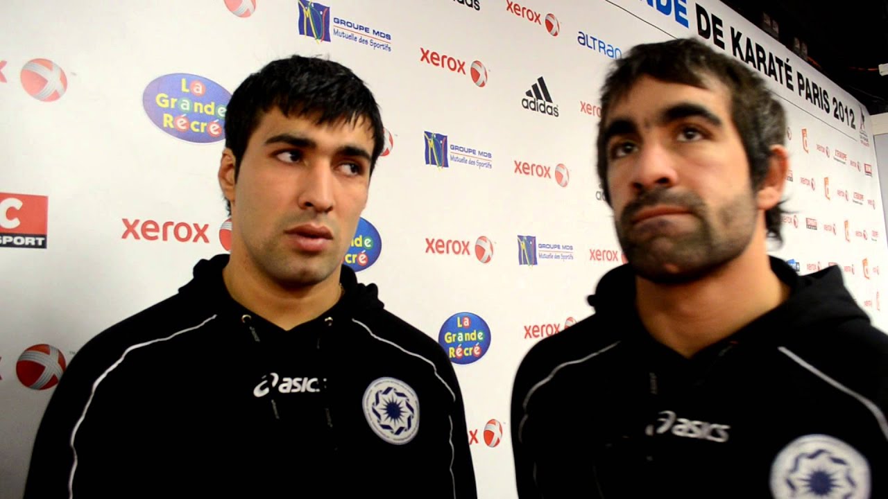 Interview to Rafael Aghayev and Shahin Atamov - 2012 World Karate Championships