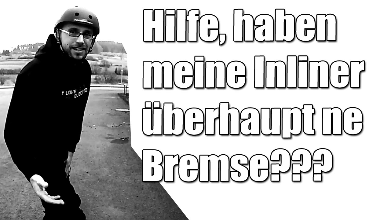 Inliner bremsen lernen