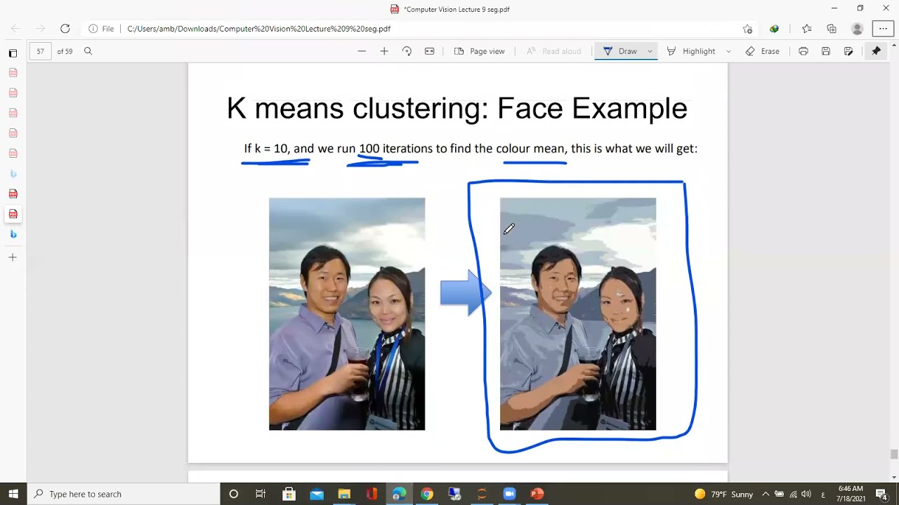 Segmentaion using k-means clustering | computer vision شرح عربي