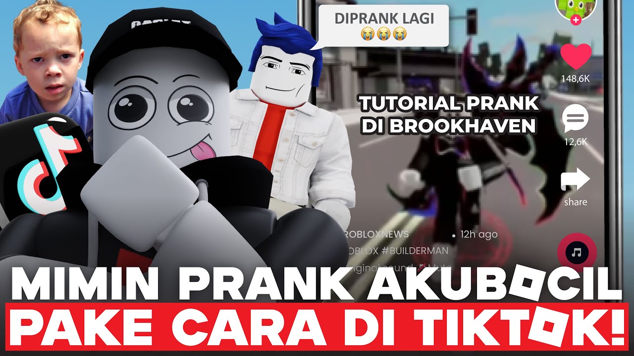 PRANK AKUBOCIL LAGI!! IKUTIN TUTORIAL YOUTUBE BUAT PRANK BOCIL INI!!