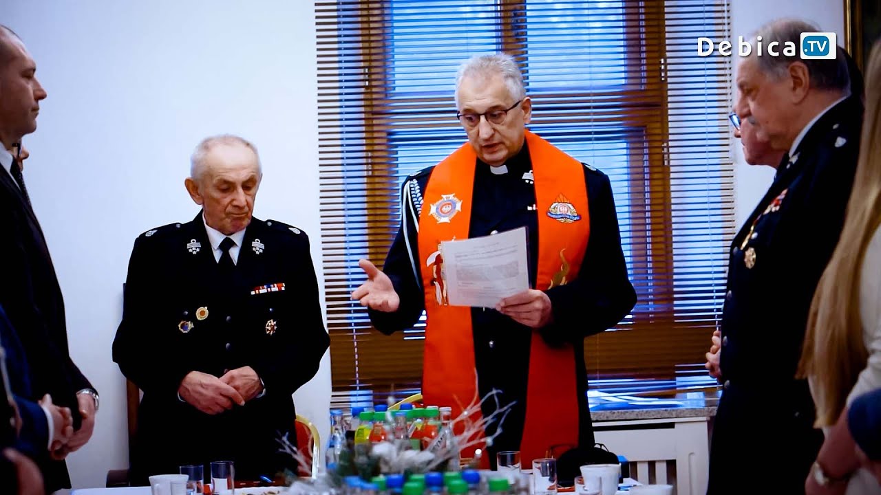 Opłatek Ochotniczych Straży Pożarnych powiatu dębickiego w gminie Żyraków