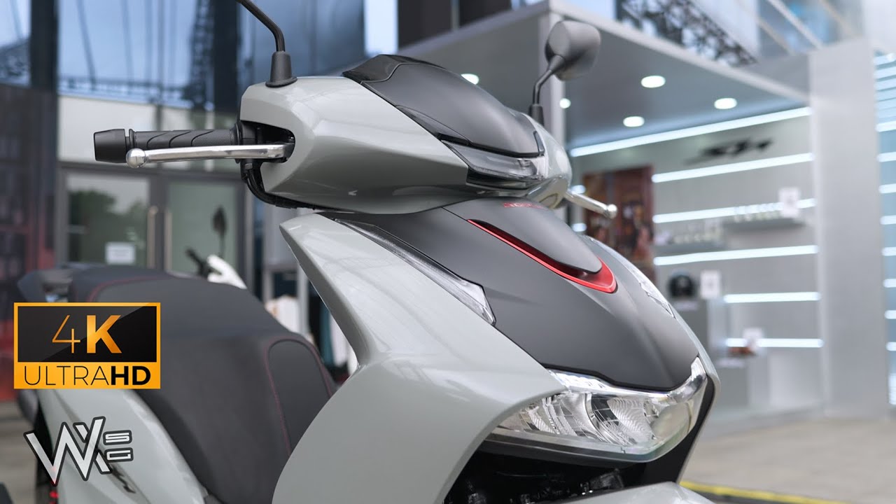 Honda SH 125 Full TFT ABS 2026 - X&aacute;m Đen Đỏ - Walkaround