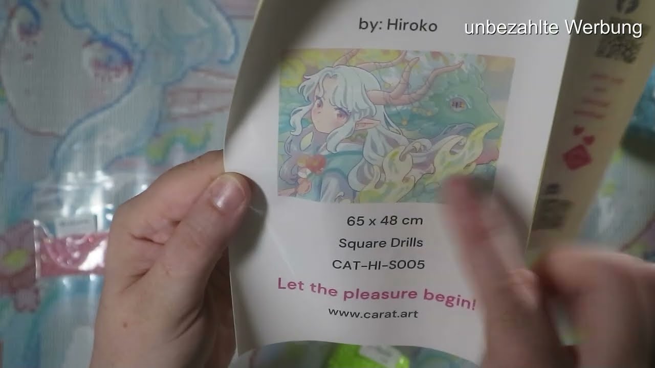 Carart.Art Hiroko Dragon, unboxing, Diamond Painting