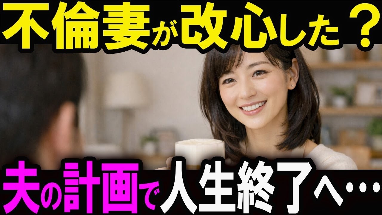 【修羅場】不倫をやめて尽くし始めた妻→実はその行動すべて夫に操られていた【スカッと】