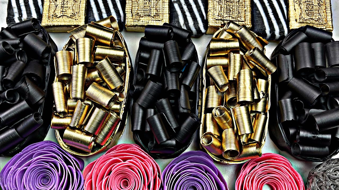 Crushing soap boxes.ASMR soap cubes.Crushing soap roses.