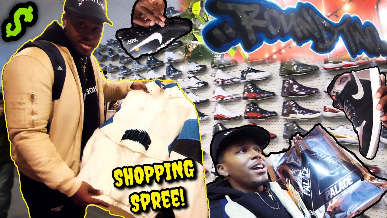 HYPEBEAST SHOPPING SPREE! FINDING *RARE* GEMS AT ROUND TWO, SUPREME, STADIUM GOODS, PALACE & MORE!