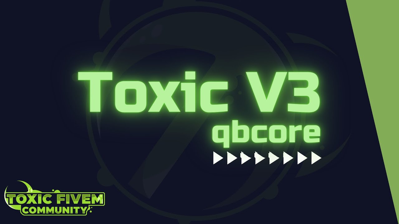 QBCore Latest  | TOXIC | V3   |  Ready to Play |  Fivem RP Server |  #fivemscript