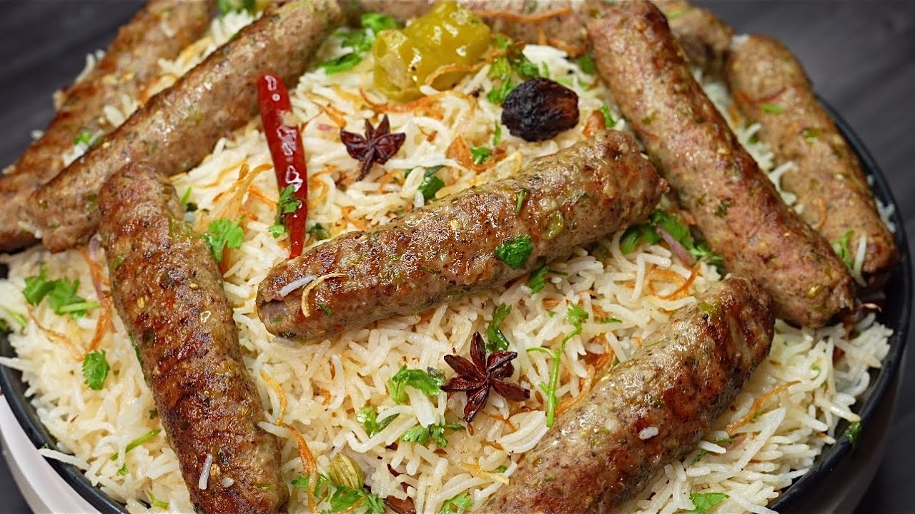 Seekh Kebab Pulao Recipe | Mutton Seekh Pulao Recipe | Eid Dawat Special Degi Pulao