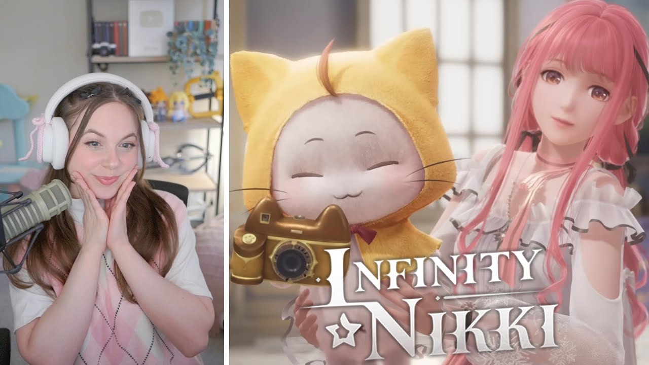 Reacting to Infinity Nikki: an open world DRESS UP adventure game!