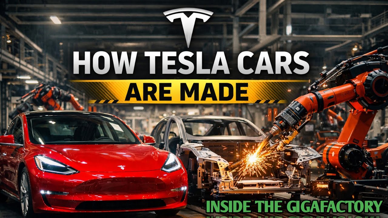 Inside the Tesla Gigafactory | Full Car Manufacturing Process | How Tesla Cars Are Made 🌍🎬
