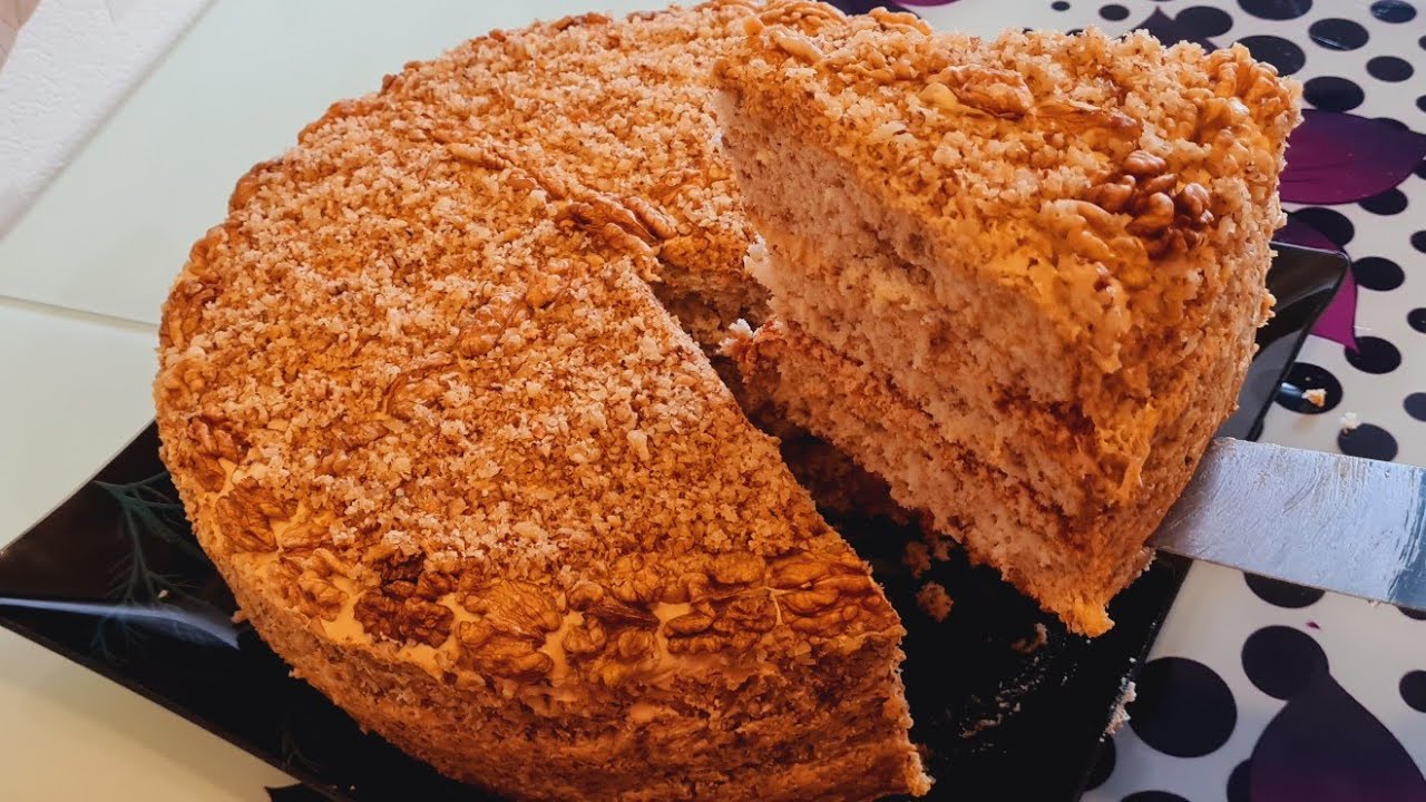 Qozlu Tort/Cevizli Pasta/Ореховый торт 🤗🍰