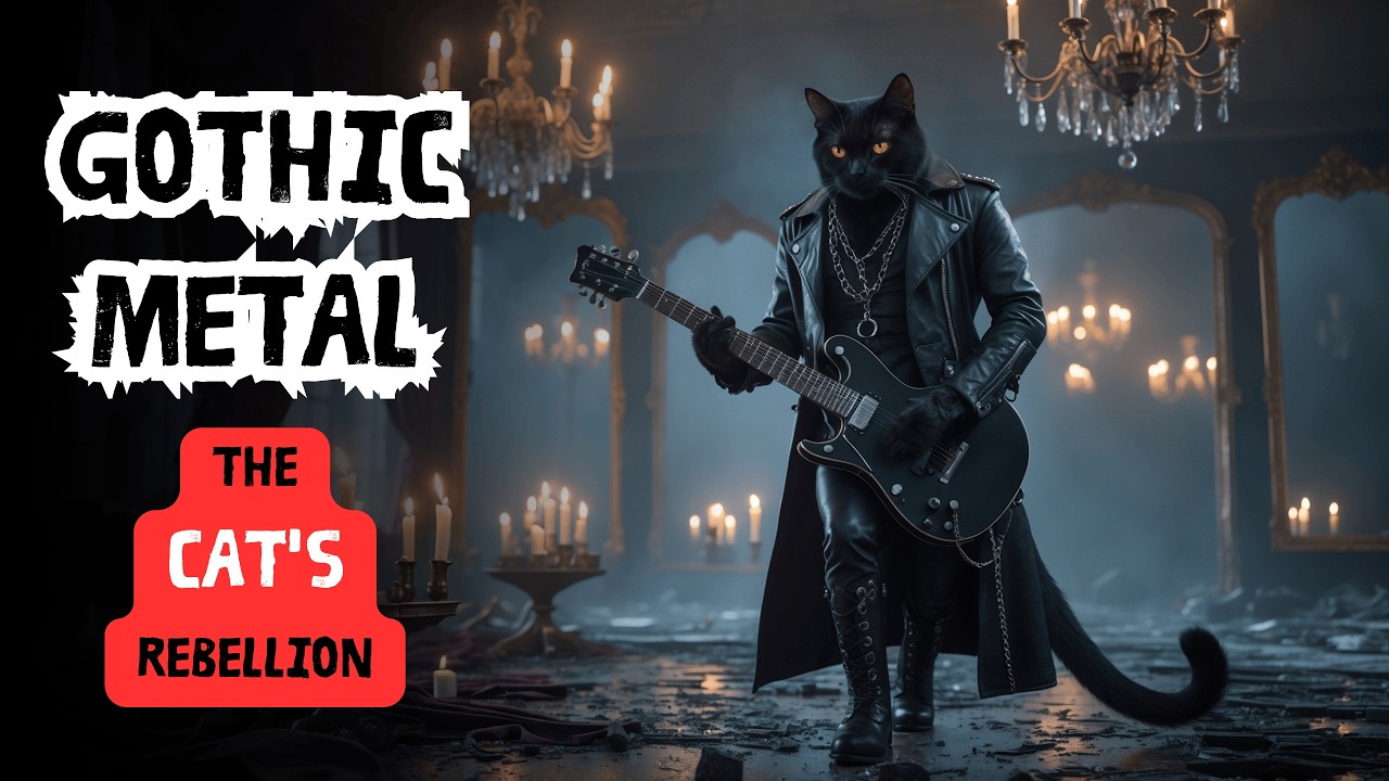 GOTHIC METAL CATS - Epic Gothic Metal Album | Non-Stop Guitar Solos