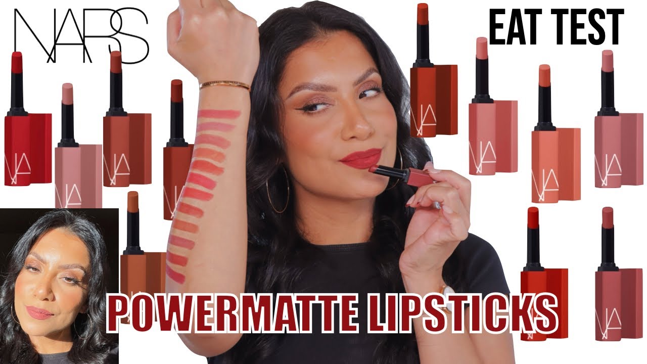 *новая* помада NARS POWERMATTE + СВОТЧИ ДЛЯ ГУБ С ЕСТЕСТВЕННЫМ ОСВЕЩЕНИЕМ И ТЕСТ НА КОРМ | Magdal...