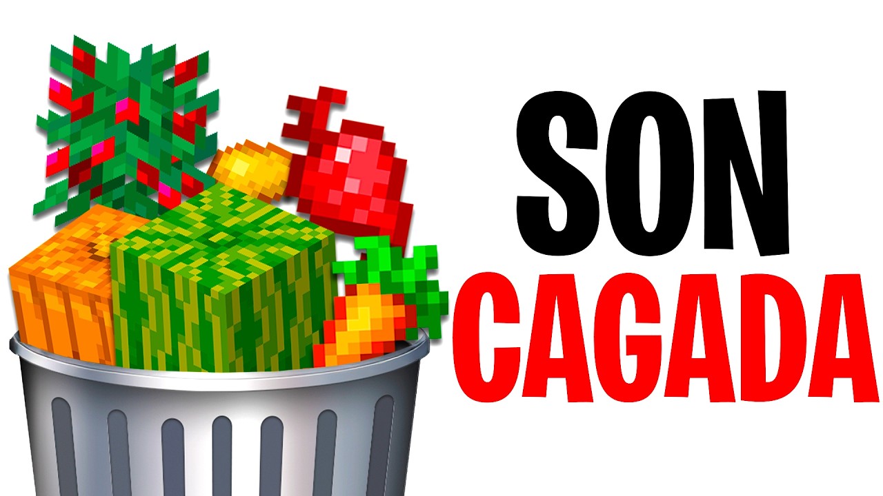 TODOS los CULTIVOS de Minecraft del PEOR al MEJOR