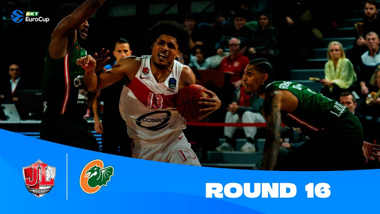 RESISITING till the final BUZZER!  | Bourg - Cedevita | R16 2024-25 BKT EuroCup HIGHLIGHTS