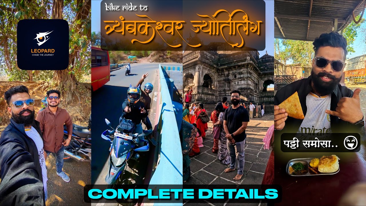 Mumbai To Trimbakeshwar Bike Ride Via Jawhar Mokhada Road | Trimbakeshwar Jyotirlinga Temple, Nashik