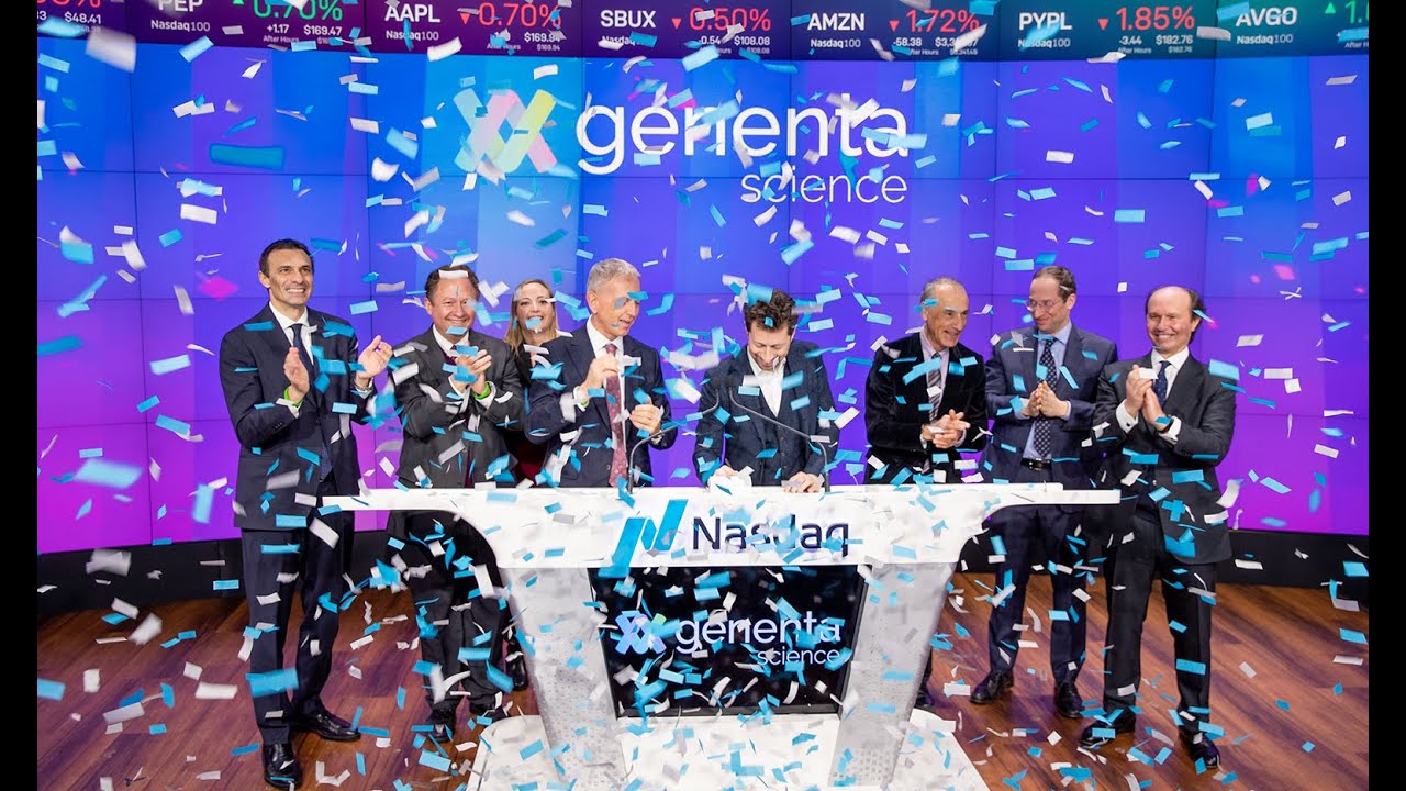 GENENTA: NASDAQ CLOSING BELL CEREMONY