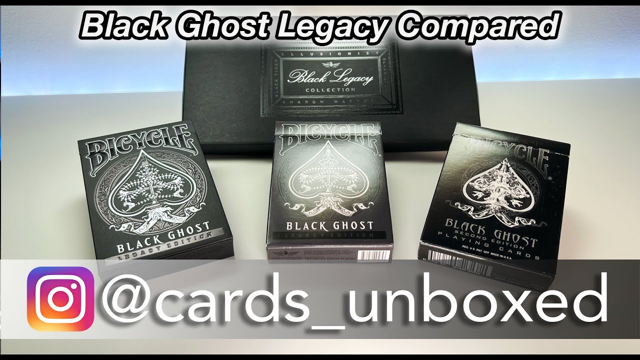Black Ghost Legacy Edition V1, V2 & Standard - Cards Unboxed