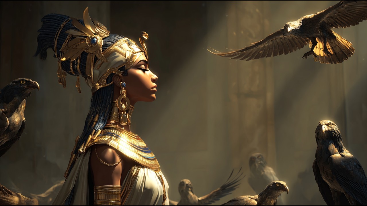 Goddess Isis Calls | Ancient Egyptian Temple Music for Relaxation & Deep Peace