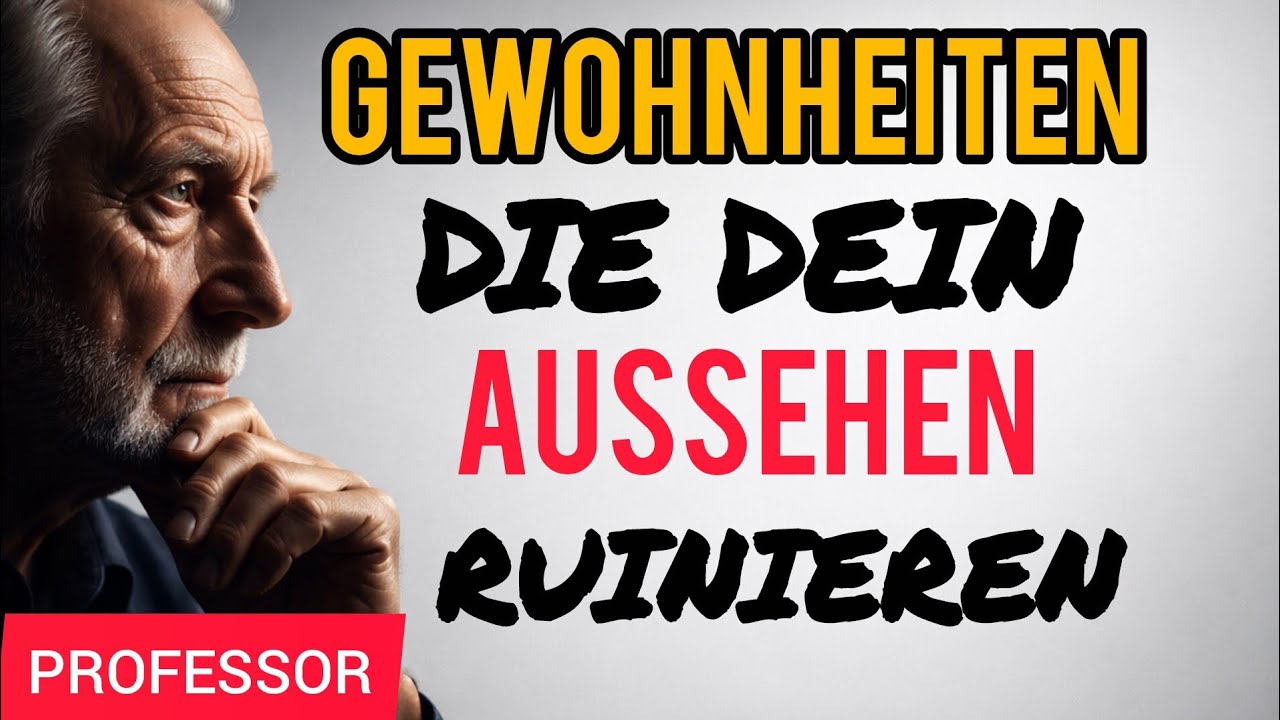 10 Gewohnheiten, die dich HÄSSLICH machen, ohne dass du es merkst |PROFESSOR 