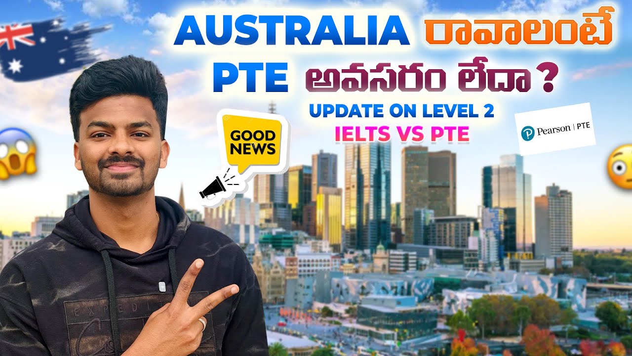 India Level 2 - No more PTE for Australia?| PTE vs IELTS ||@VedanthSuddula || #fypシ #trending #pte 