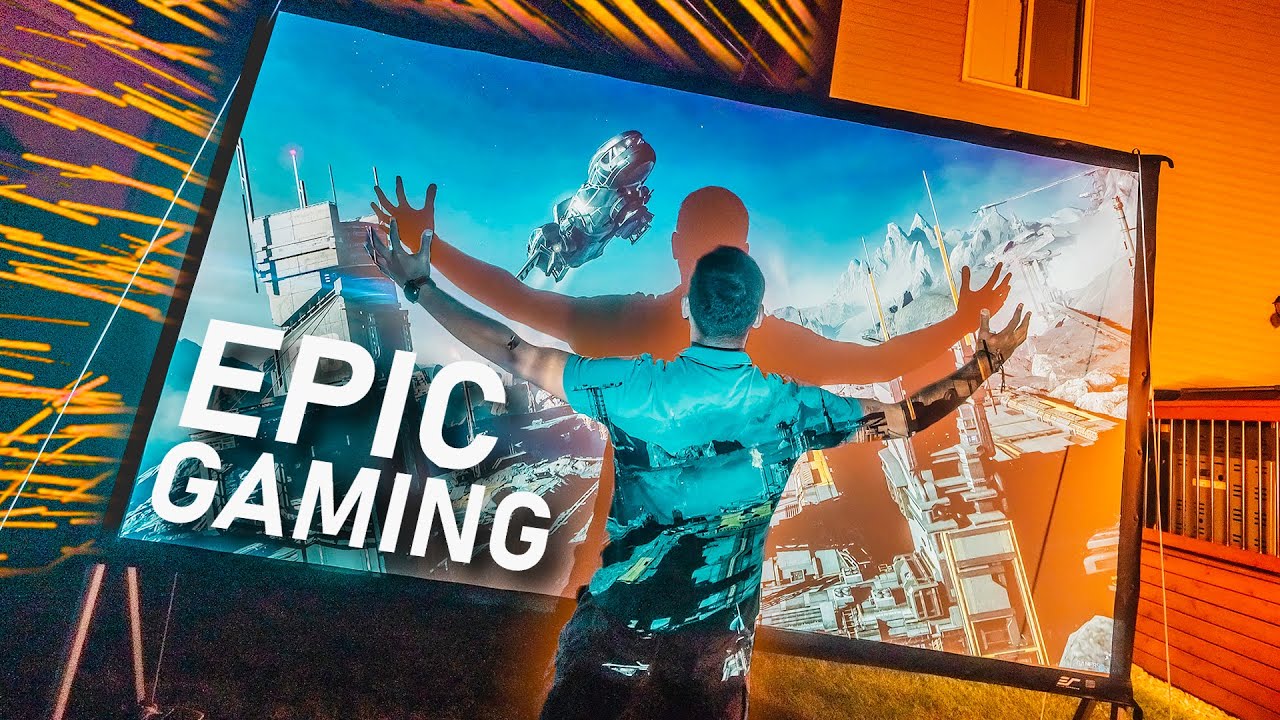 A PROJECTOR Gaming Setup!