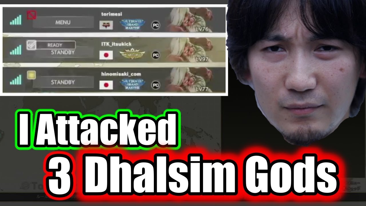 [SFV] Daigo Playing Against Japan's Best Dhalsim Players 