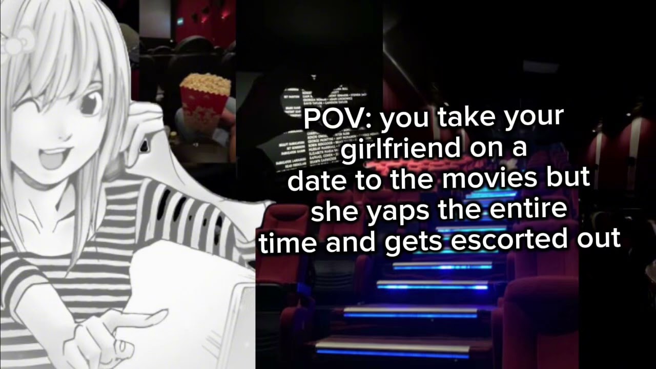 POV:you take your girlfriend to the movies but she talks the entire time and gets escorted out🩶ASMR
