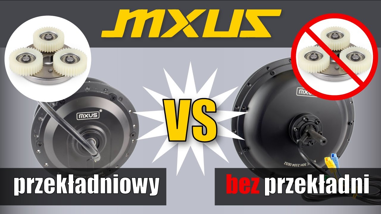 Porównanie silników MXUS // przekładniowy vs bez przekładni