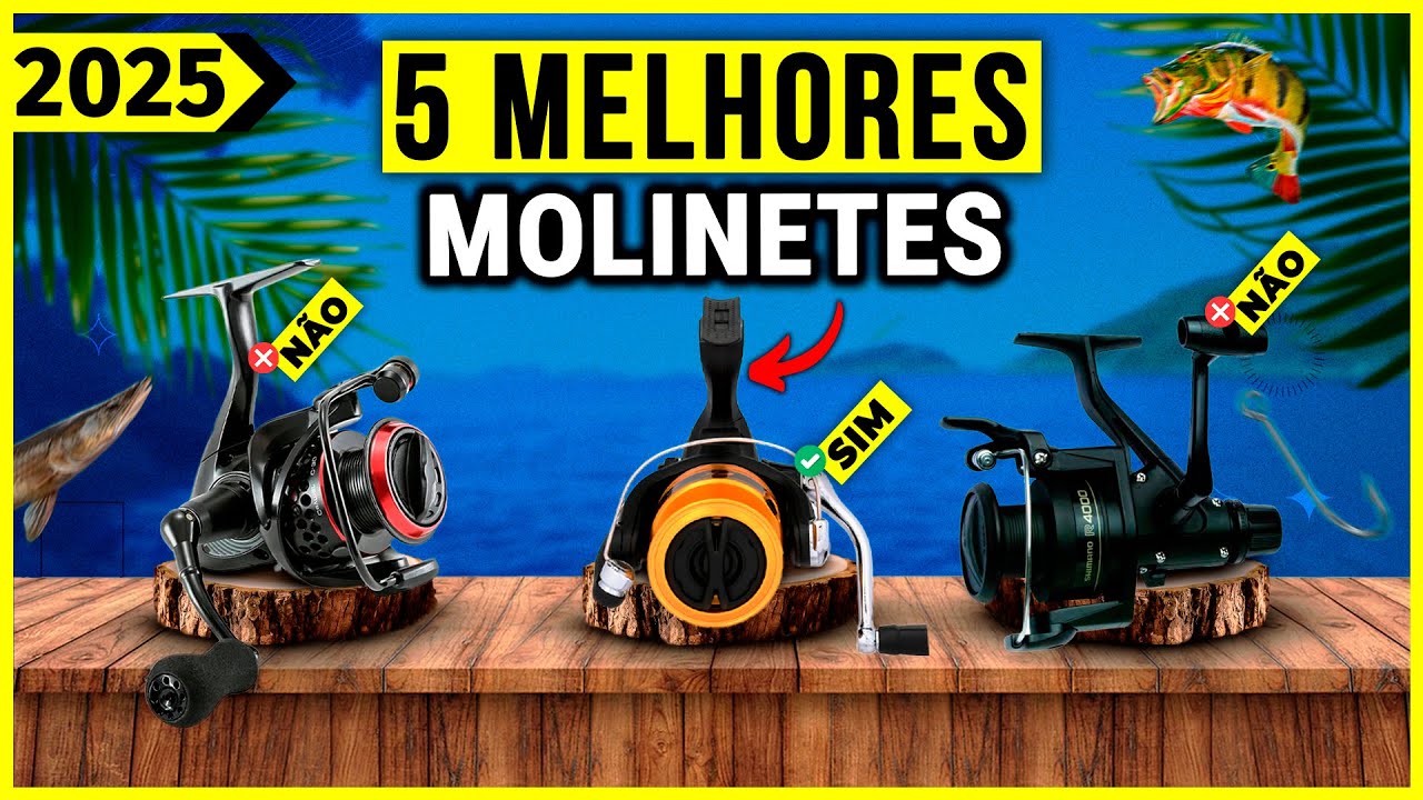 Os 5 Melhores Molinetes / Molinete De Pesca Em 2025!