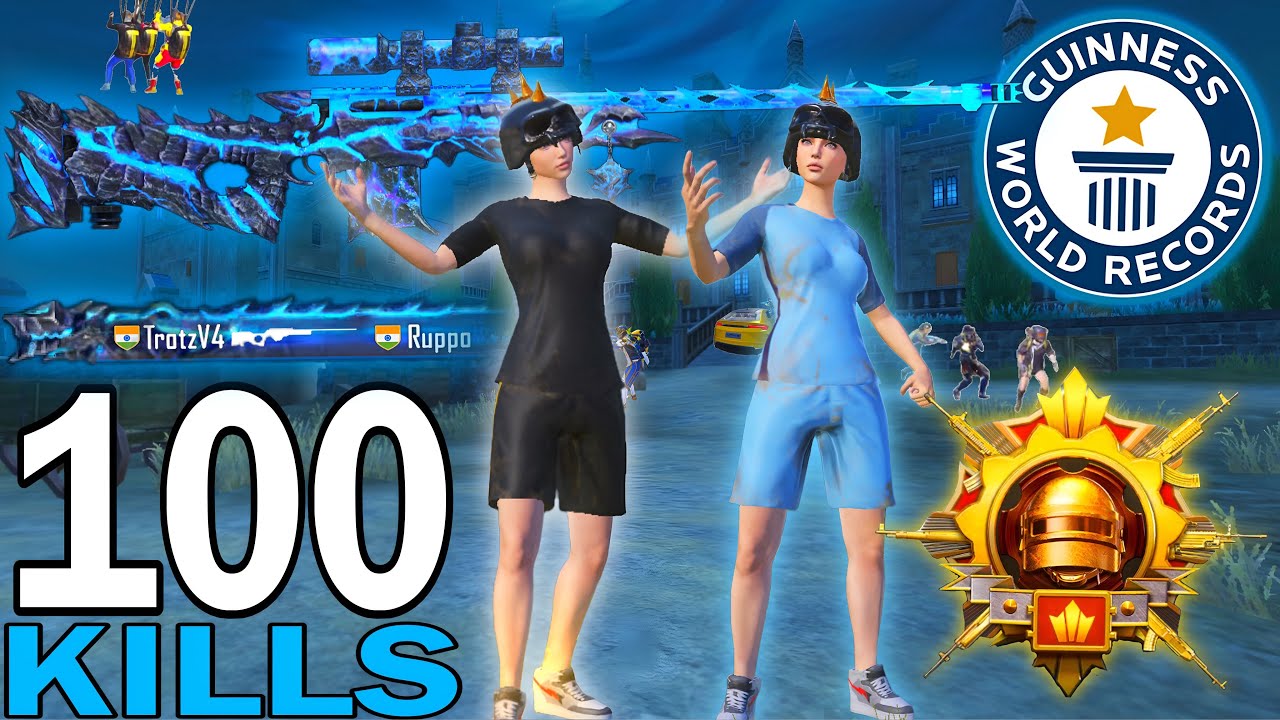 100 KILLS!😍NEW BEST SNIPER GAMEPLAY W/ BEST OUTFIT 😈 PUBG MOBILE - BGMI