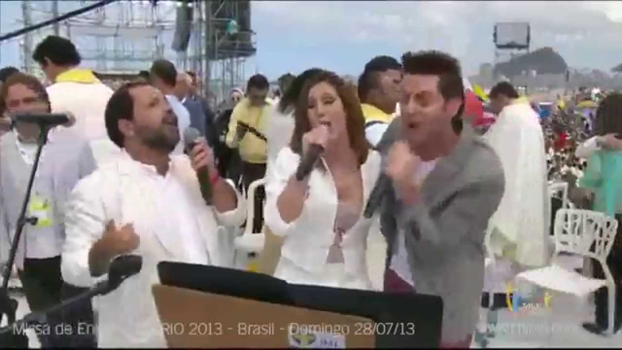 Axel, Soledad Pastorutti y Martín Valverde Nadie te ama como yo JMJ Río 2013