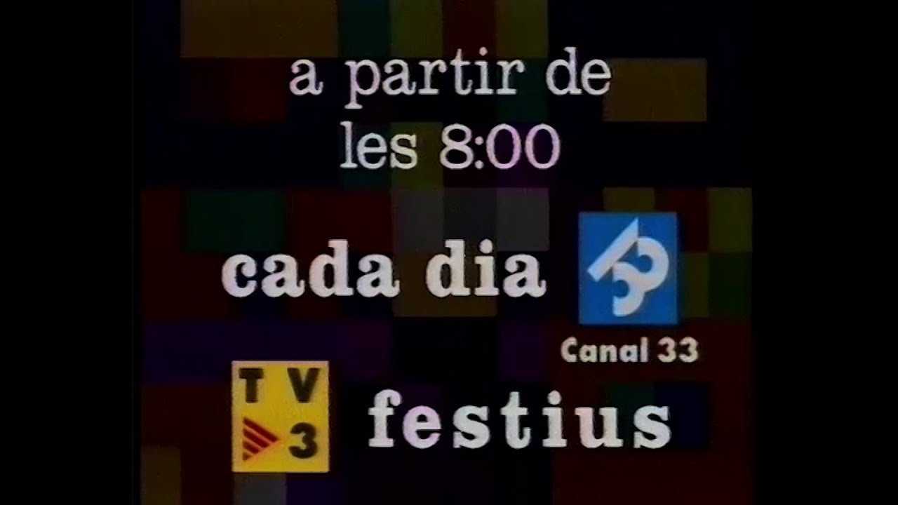 1996/01/02 - TV3 - Club Super3 Nadal, Cavalcada Reis,  Oh, Europa! (promos)