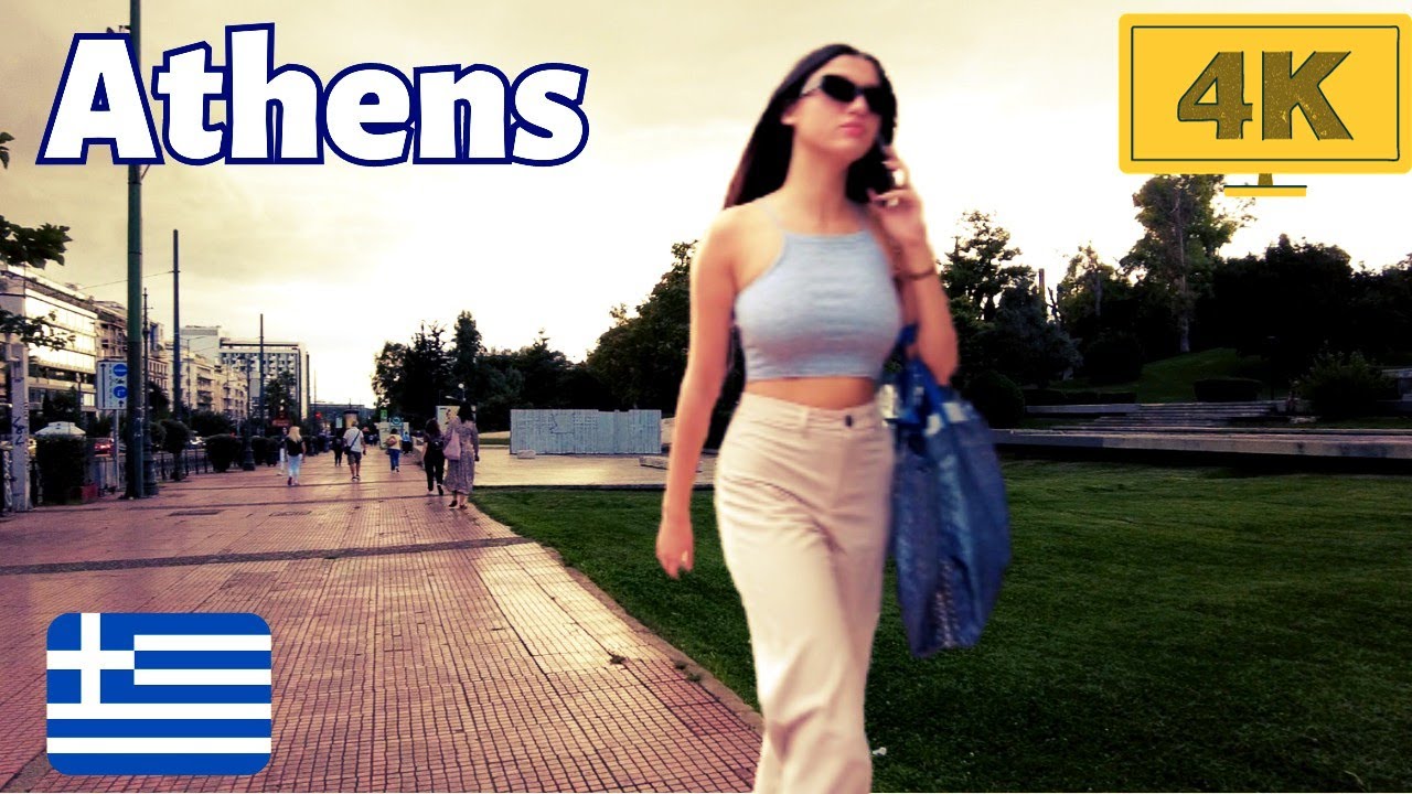Walking tour of Vasilissis Sofias' Avenue, Athens Greece 🇬🇷 WALKING TOUR 4K HD