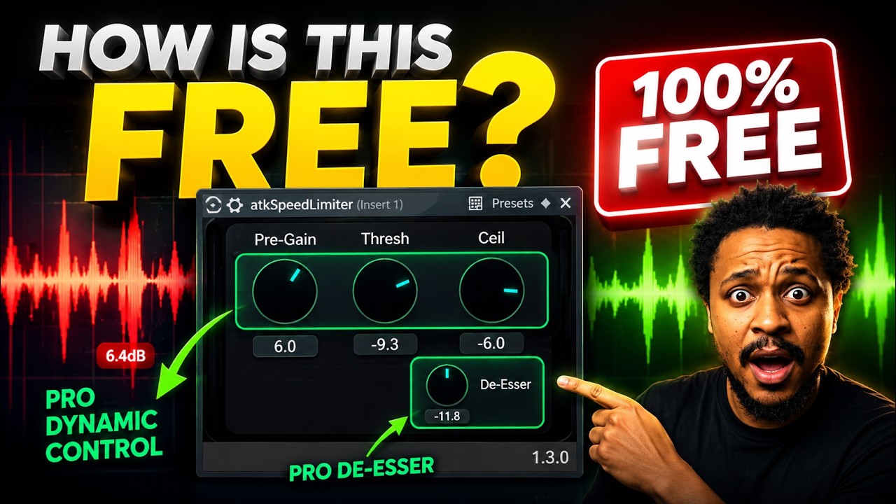 Как быстро исправить динамику вокала (бесплатный VST) | Обзор ATK Speech Limiter