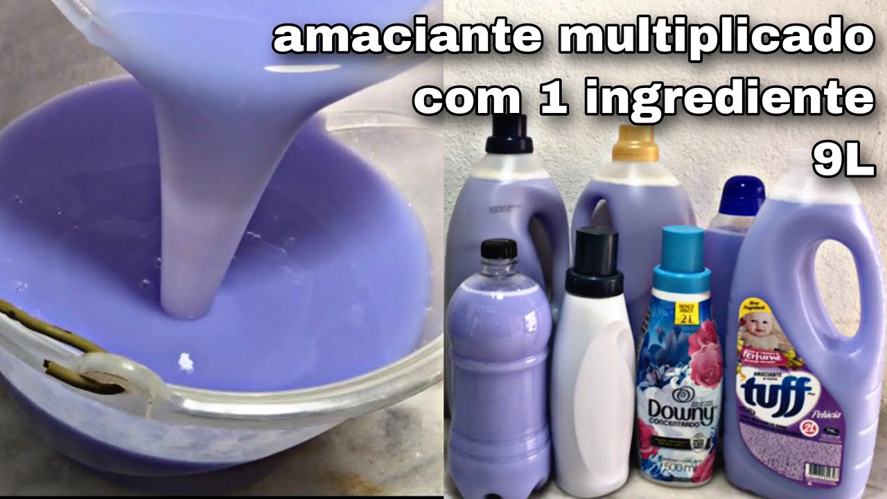SE SOUBESSE QUE ERA TÃO BOM TERIA FEITO ANTES!amaciante comum e concentrado c/1ingrediente