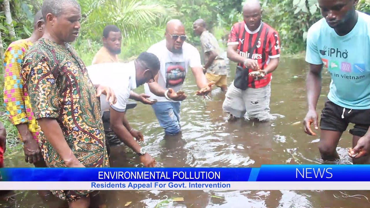 Residents Appeal For Govt. Intervention Over Pollution Of The River In Their Community