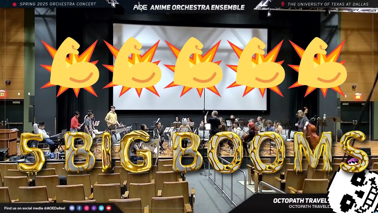 Anime Orchestra Ensemble gives 5 BIG BOOMS