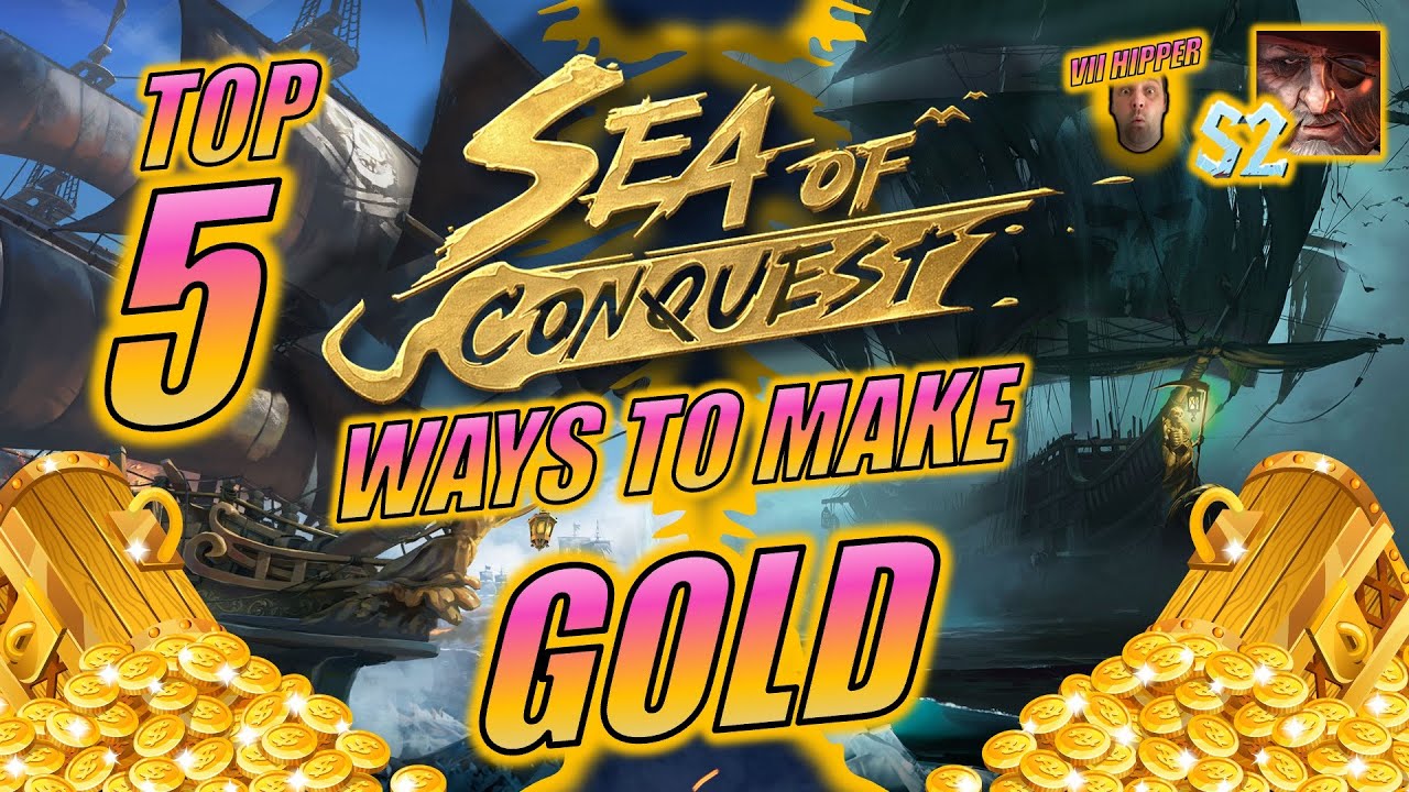 Sea of ​​Conquest — 5 лучших способов заработать ЗОЛОТО (Руководство №40)
