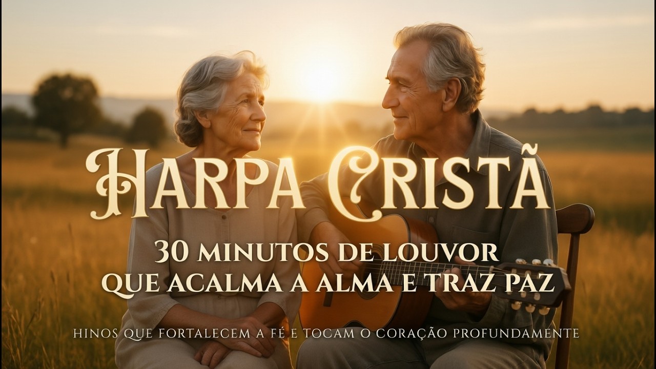SINTA A PRESENÇA DE DEUS – 30 MINUTOS DE HARPA CRISTÃ PARA ACALMAR O CORAÇÃO🎵🔊