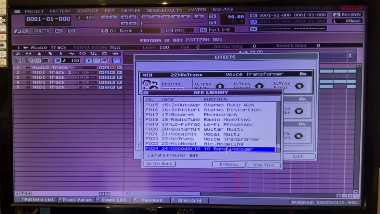 MV8800 / MV 8000 Robot Voice alternate approach