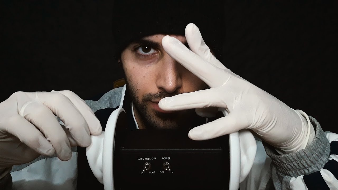 ASMR 3Dio con GUANTES de LÁTEX (Ear Touching, Cupping & Tapping)