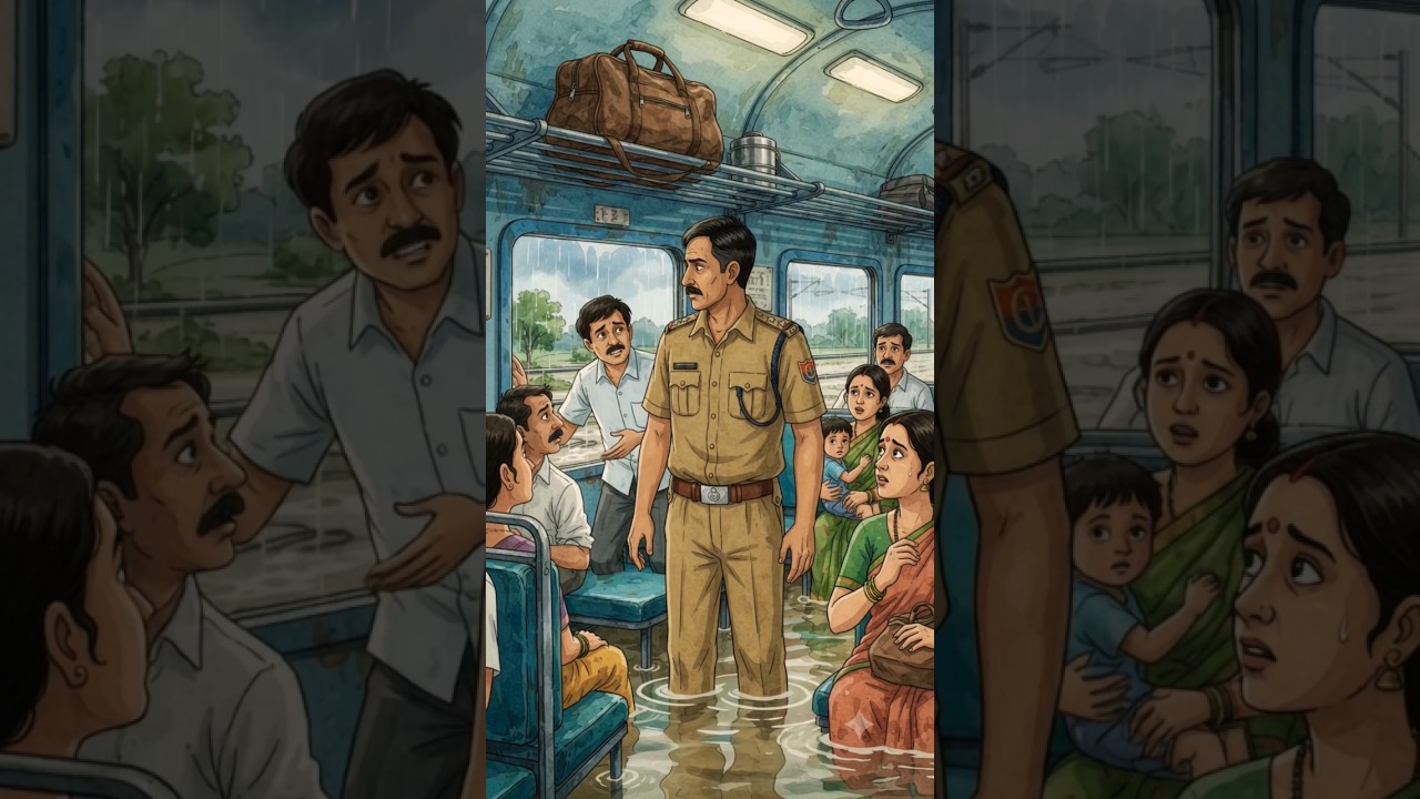 The Train That Got Trapped in a Flood! 🚆 | Emotional Rescue Story #90s #nostalgia #memories #shorts