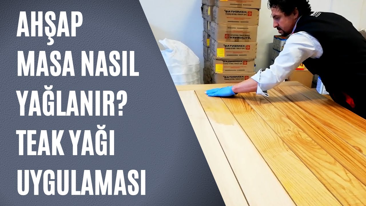 CLOU Tik (Teak) Yağı İle Ahşap Masa Yağlama