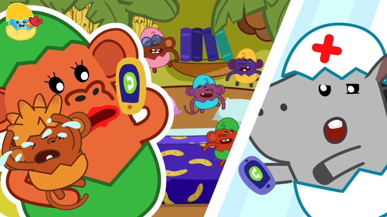 Five Little Monkeys Jumping on the Bed | Nursery Rhymes