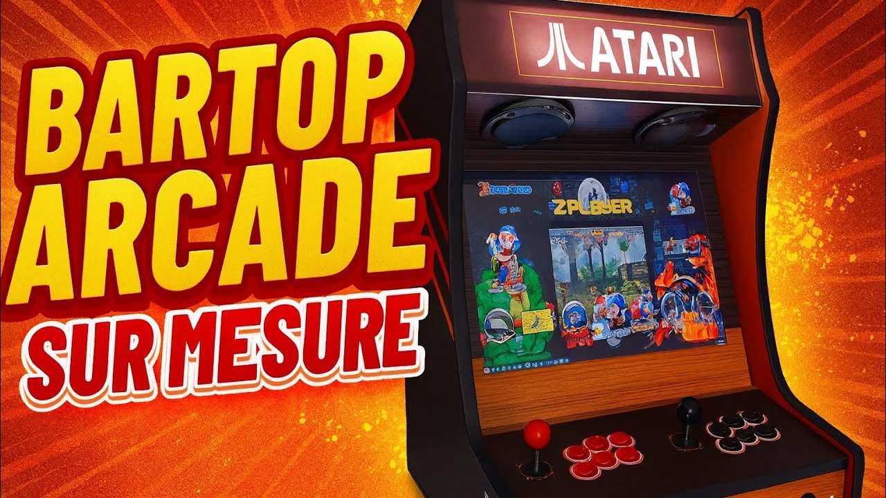 Bartop 2 joueurs 🕹ATARI 🕹 Retrobat